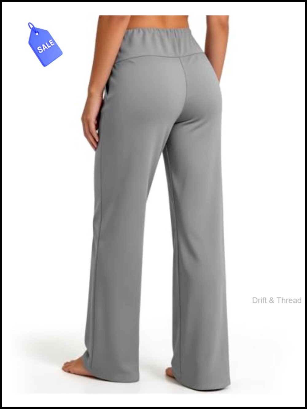 High Waist Wide Leg Sweatpants Buttery Soft Athletic Lounge Pants Yoga Gym - Picture 2 of 6